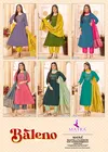 Baleno By Mayra Roman Silk Kurti With Bottom Dupatta Orders In India